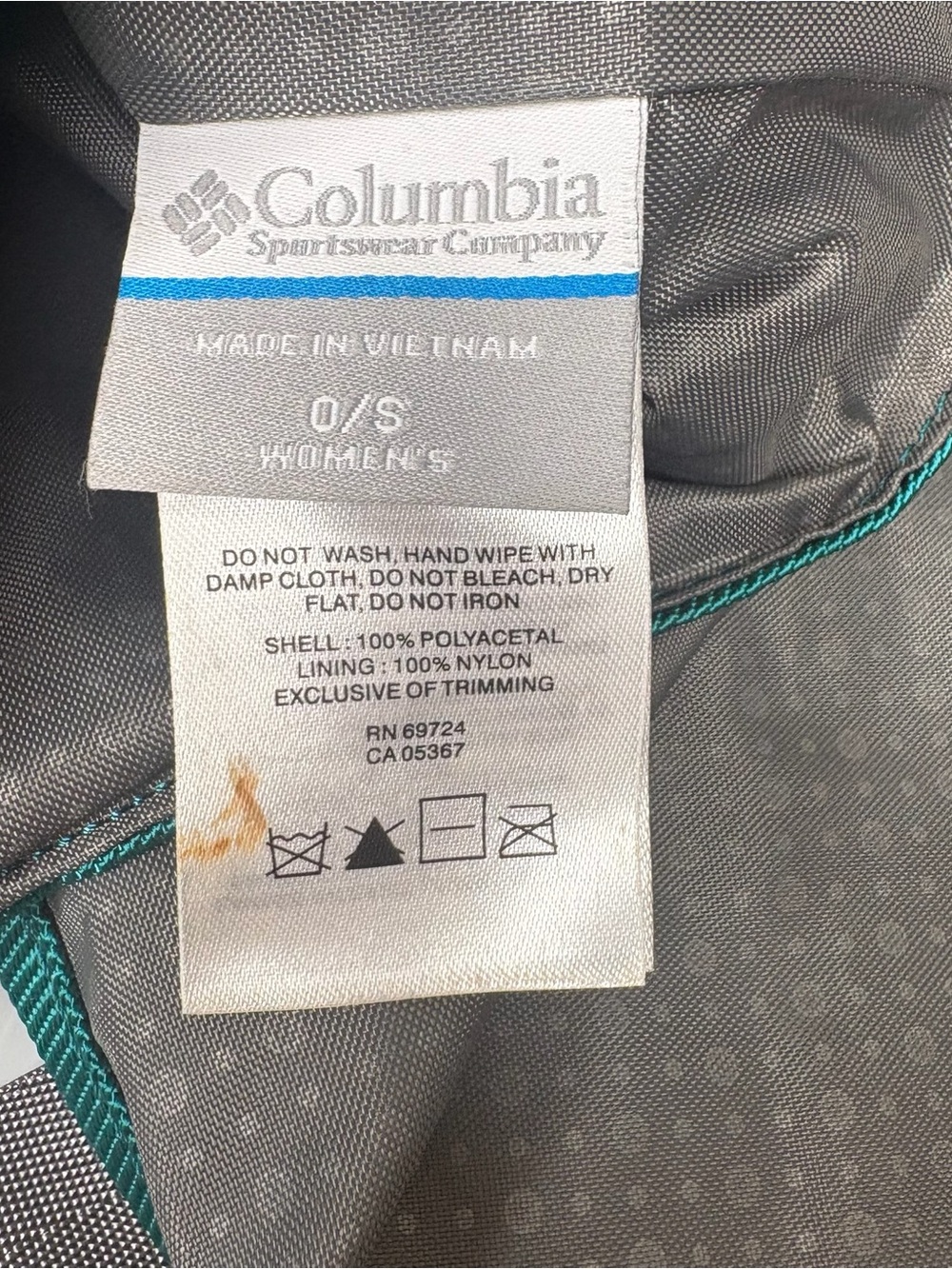 Columbia Azza II Crossbody Messenger Bag Small Teal Nylon Gorpcore Utility - Picture 4 of 8